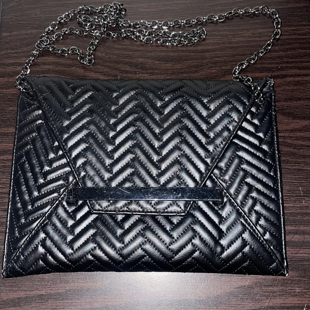 All black flat clutch/purse - Picture 2 of 4